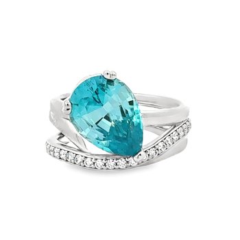 Blue Zircon Ring 200-07134