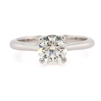 Hidden Halo Engagement Ring 100-04455