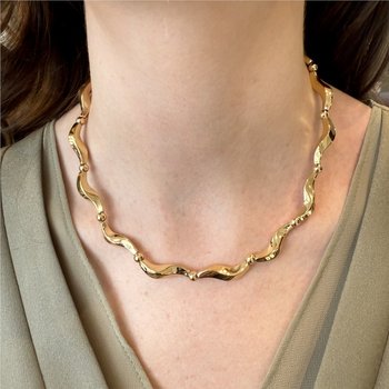 Fancy Gold Bead Chain 800-05462