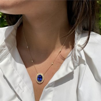 Tanzanite Necklace 230-00385