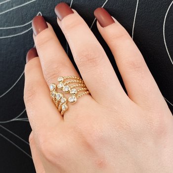 "Nutmeg" Cuff Ring 130-00135