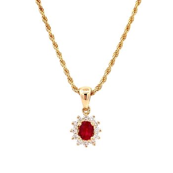 Ruby Necklace 800-05125