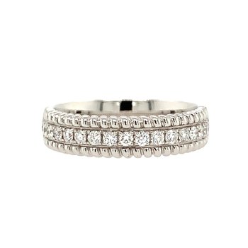 Rope Edge Diamond Eternity Band 120-08342