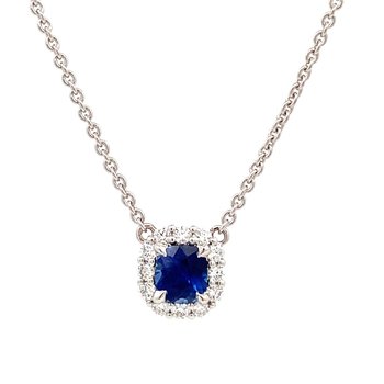 Blue Sapphire Necklace 230-00482