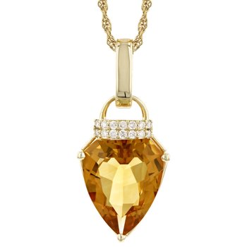 Citrine Necklace 230-00456
