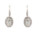 Moses Signature Diamond Leverback Earrings 150-16888