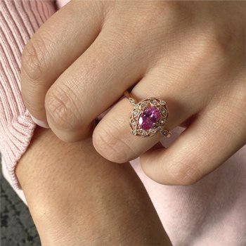 Pink Sapphire Ring 200-07118