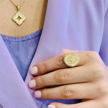 Diamond Signet-style Ring 130-00113
