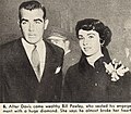 Liz Taylor with her first fiancé William D. Pawley Jr., 1949