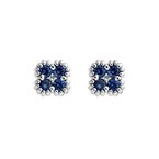 Wear-EVERY-Where Blue Sapphire Stud Earrings 210-00285