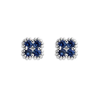 Blue Sapphire Stud Earrings 210-00285