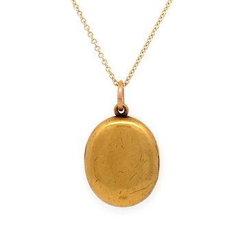 English Victorian Double Locket 800-04692