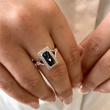 London Blue Topaz Ring 200-07105