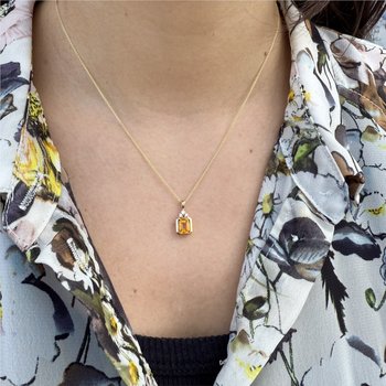 Citrine Necklace 230-00571