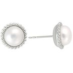 Wear-EVERY-Where Button Pearl Earrings 340-28986