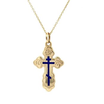 Orthodox Cross Necklace 800-05461
