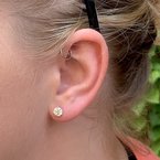 Moses Signature Internally Flawless Diamond Stud Earrings 150-16982