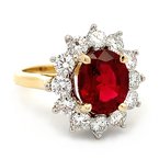 Moses Signature Red Spinel Ring 200-07063