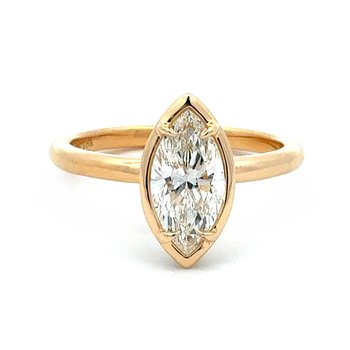 Hidden Halo Engagement Ring 100-04612