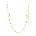 Wear-EVERY-Where Inerlocking Circles Paperclip Chain 430-31138