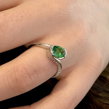 Tsavorite Garnet Ring 200-07046