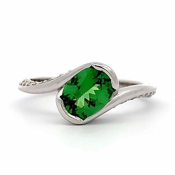 Tsavorite Garnet Ring 200-07046