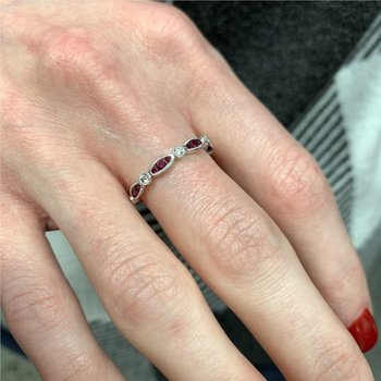 Stackable Ruby Ring 200-07078
