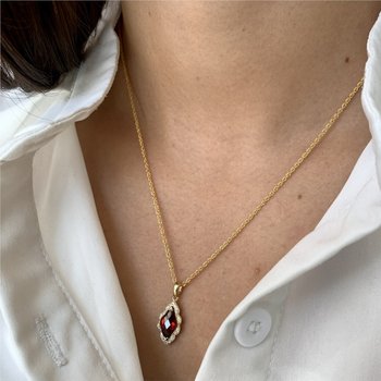Garnet Necklace 230-00529