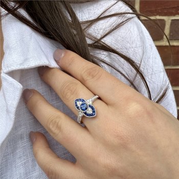Blue Sapphire Ring 200-07131
