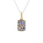 Lika Behar Sapphire Prismic Dog Tag Necklace 650-648413