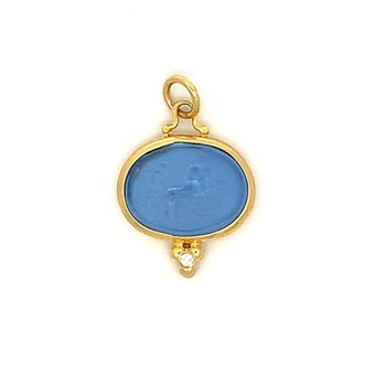 Venetian Glass & Mother-of-Pearl Doublet Pendant 230-00454