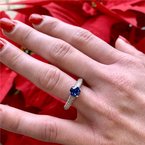 Signature Estate Blue Sapphire Ring 800-05393
