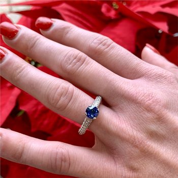 Blue Sapphire Ring 800-05393