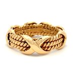 Signature Estate "X" Band Signed "Tiffany & Co. and Schlumberger" 802-00213