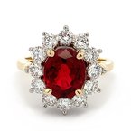 Moses Signature Red Spinel Ring 200-07063