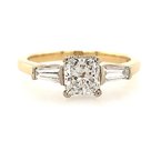 Moses Signature Hidden Halo Engagement Ring 100-04452