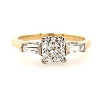 Hidden Halo Engagement Ring 100-04452