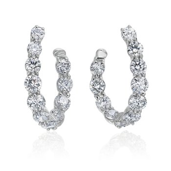 New Moon Diamond Earrings 150-16745