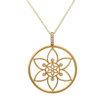Floral Mandala Necklace 160-14521