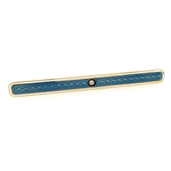 Blue Enamel Bar Pin 800-00878