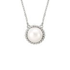 Wear-EVERY-Where Button Pearl Necklace 340-28954
