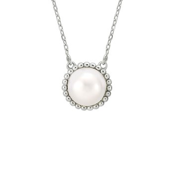 Button Pearl Necklace 340-28954