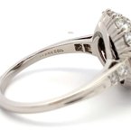 Signature Estate Double Halo Ring Circa 1960 Signed "Tiffany & Co." 800-05181