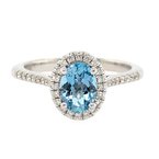 Moses Signature Aquamarine Ring 200-06998