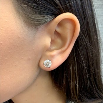 Lab-Grown 4.00 CT TW Diamond Studs 150-16960