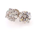 Moses Signature 4.02 Carat TW Diamond Stud Earrings 150-16943