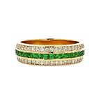Moses Signature Tsavorite Garnet Ring 200-07141
