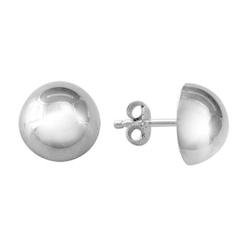 Half Ball Stud Earrings 650-648354