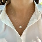 Galatea Diamond in a Pearl Necklace 340-28994