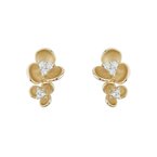 Moses Signature Double Fiori Stud Earrings 150-16939